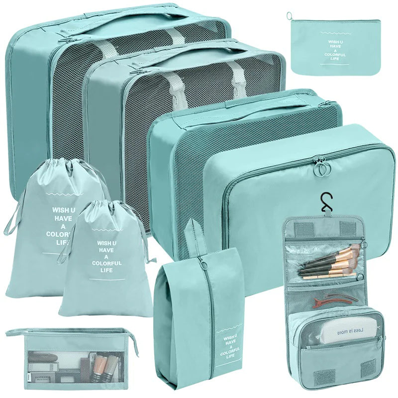 Set of 10 Toiletries Travel Bag