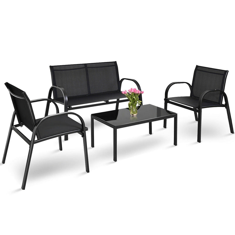4 Pcs Patio Furniture Bistro Set WAS £229 NOW £189