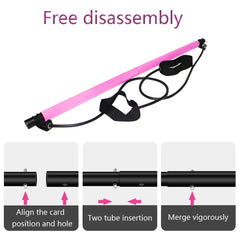 Women’s Fitness Resistance Bar for Home Workouts