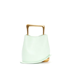 Women's Cowhide Leather Bucket Bag