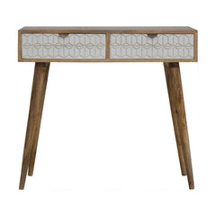 Solid Wood Carved Console Table