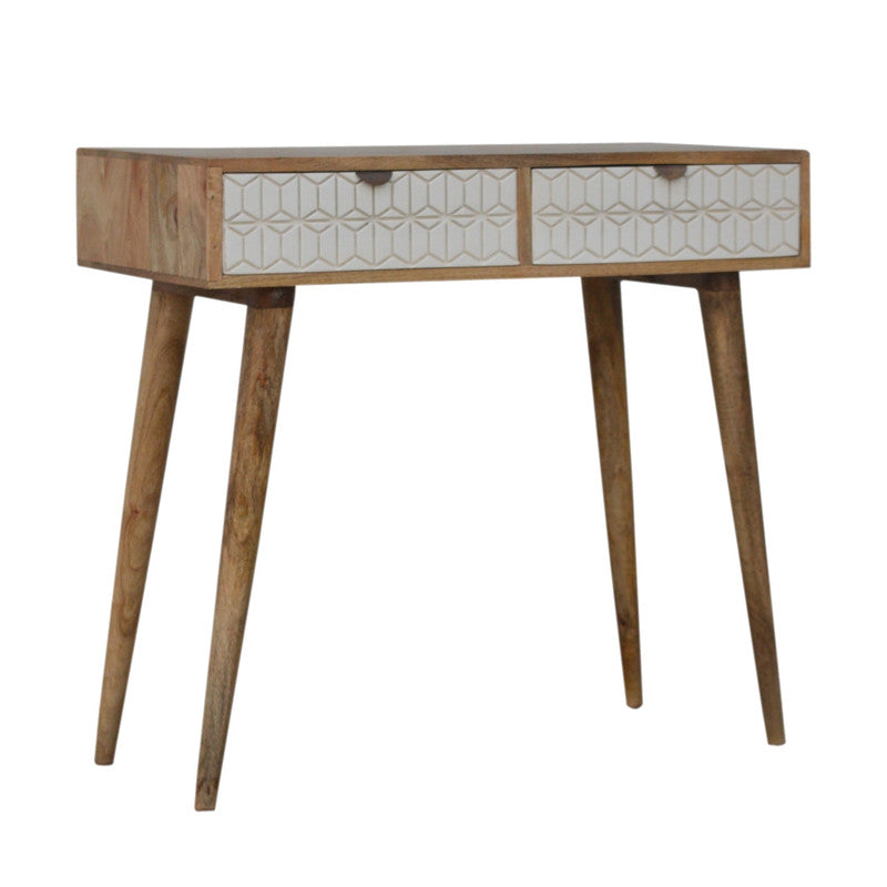 Solid Wood Carved Console Table