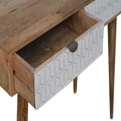 Solid Wood Carved Console Table