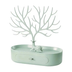 Antlers Jewelry Display Stand with Drawers for Organizing