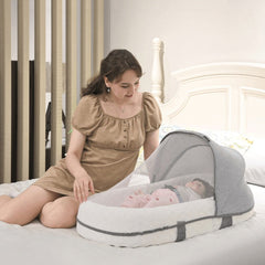 Portable Multifunctional Crib with Mosquito Net For Newborn