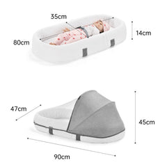 Portable Multifunctional Crib with Mosquito Net For Newborn