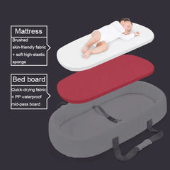 Portable Multifunctional Crib with Mosquito Net For Newborn