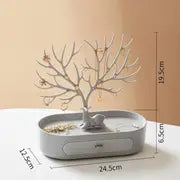 Antlers Jewelry Display Stand with Drawers for Organizing