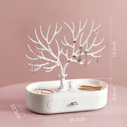 Antlers Jewelry Display Stand with Drawers for Organizing