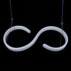Contemporary Acrylic LED Swirl Shaped Light Fixture WAS £179 NOW £139