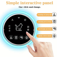 Self-Cleaning Cat Litter Box – Upgraded Automatic Litter