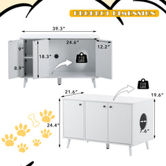 Large Litter Box Enclosure Furniture