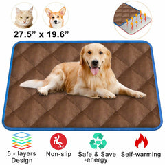 Cozy Self-Warming Pet Mattress – Thermal Comfort for Dogs & Cats