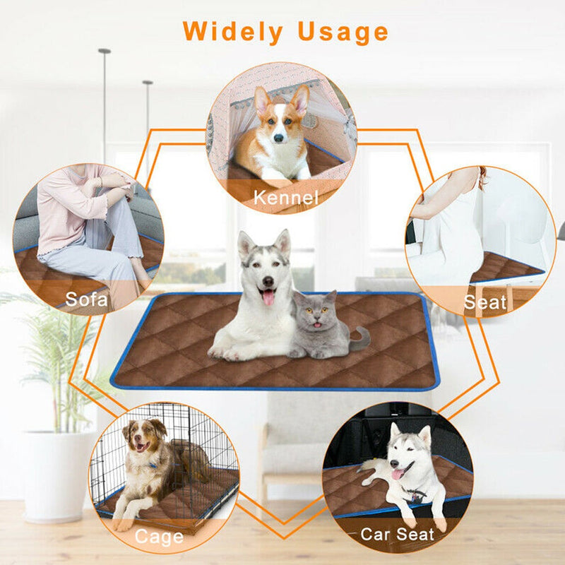 Cozy Self-Warming Pet Mattress – Thermal Comfort for Dogs & Cats