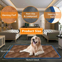 Cozy Self-Warming Pet Mattress – Thermal Comfort for Dogs & Cats