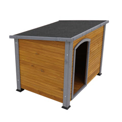 Wooden Dog House for Indoor & Outdoor Use