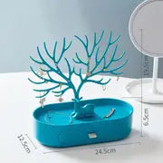 Antlers Jewelry Display Stand with Drawers for Organizing