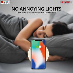 5Core Wireless Phone Charging Pad 15W Qi-Certified Fast Charger Mat